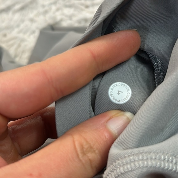 Lululemon Swift Speed High-Rise Crop 21" Gull Grey - Picture 7 of 8